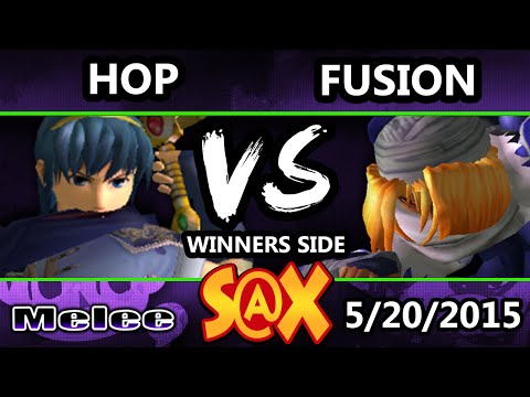 S@X - Hop (Marth) Vs. Fusion (Sheik) SSBM Tournament - Smash Melee