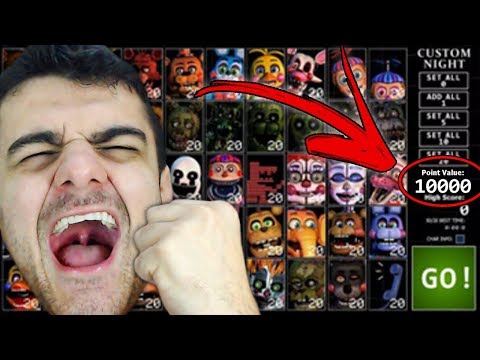 HOW TO BEAT ULTIMATE CUSTOM NIGHT EASILY - FNAF - HUEstation