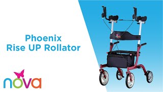 Product video: Nova Medical Phoenix Rise UP Rollator (Upright Walker)