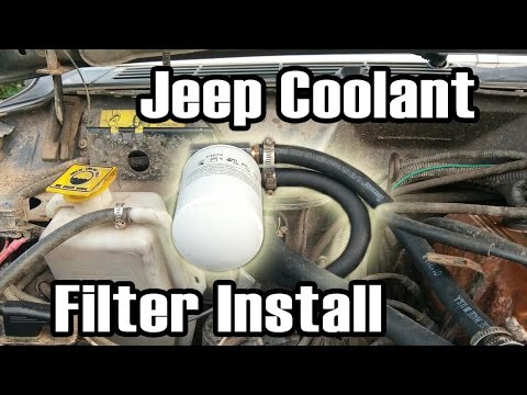 89 Cherokee DIY Coolant Filter Install