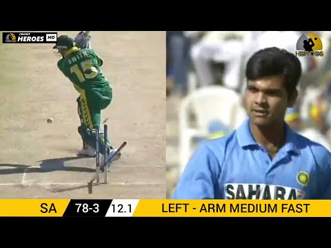 19 Year old RP Singh showing his Class and Talent , Graeme Smith Stunned