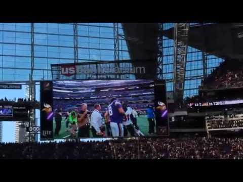 WTIP Shot Footage of the Post-Game Celebration at US Bank Stadium on Oct. 9 following the game between the Minnesota Vikings and Houston Texans