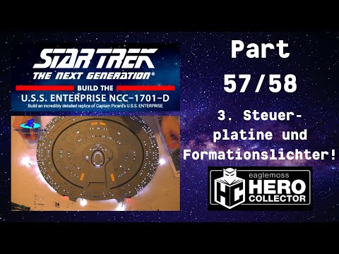 Eaglemoss Star Trek U.S.S. Enterprise Part 57 & 58 - 3rd Control Board and Formation Lights!
