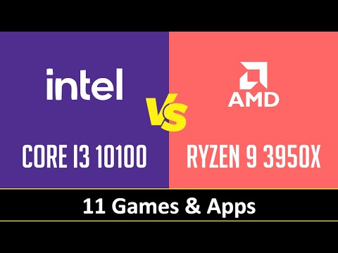 CORE I3 10100 vs RYZEN 9 3950X - Apps & Gaming (RTX 3090)