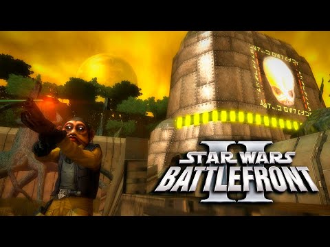 Star Wars Battlefront 2 2005 Mods - Nal Hutta: Spaceport - Rebels vs Hutt Cartel vs Empire