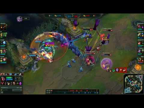 How to play lucian in a teamfight [example] [League of Legends]