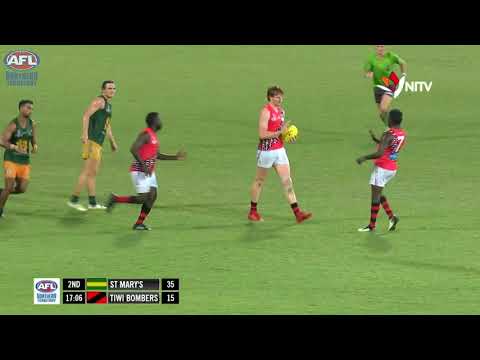 2019/20 TIO NTFL Highlights - Finals Week 1: St Mary's hold off Bombers in thriller