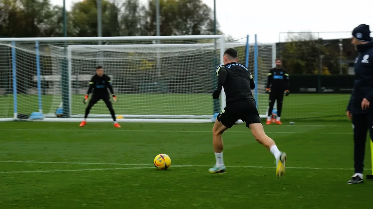 マンチェスターシティ シュート練習 2021.11~2023.1 Man City: Shooting Practice