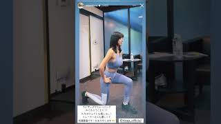 グラビアアイドル わちみなみ ジム トレーニング動画 #shorts
