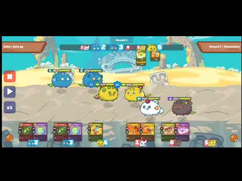 3455 MMR Gabz|Axie.gg POISON Team | TOP 1 PLAYER | Axie Infinity