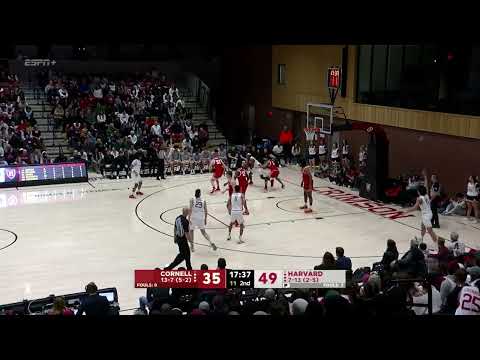 Batties II Helps Men’s Basketball Outlast Cornell, 75-73; Amaker Earns 300th Win at Harvard