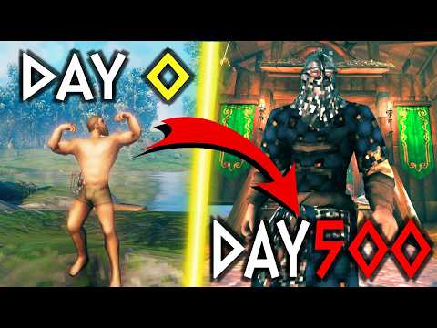 I Tried To Survive 500 Days In Hardcore Valheim