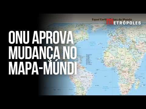  ONU aprova mudança do mapa-múndi para corrigir distorções que fazem continentes parecerem menores