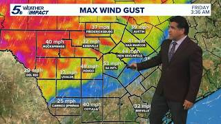 San Antonio faces 45 mph wind gusts before a chilly weekend | KENS 5 Weather Impact Forecast