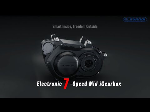 EM07 Electronic 7-Speed Mid iGearbox – Automatic & Manual Dual Control Shifting for ebike