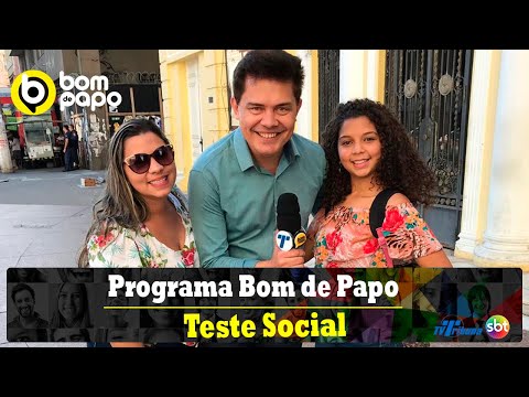Teste Social - 09/08/2019 - Programa Bom de Papo