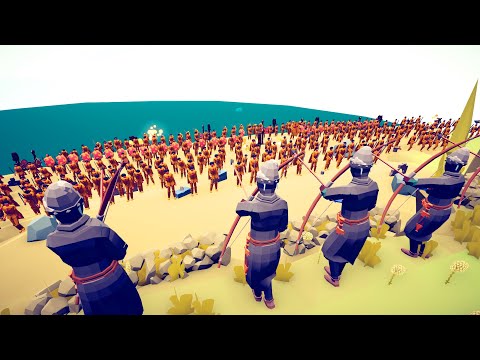 150x KNIGHT ATTACK ENEMY CASTLE - Totally Accurate Battle Simulator TABS