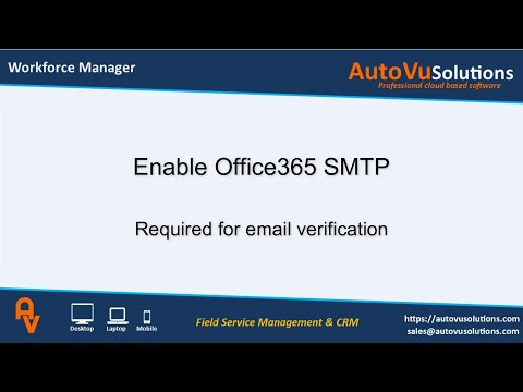 Enable Office356 Smtp