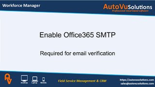 Enable Office356 SMTP