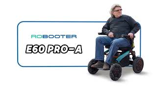 Product video: Robooter E60 Pro-A Folding Power Wheelchair