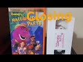 Closing To Barneys Halloween Party 1999 VHS