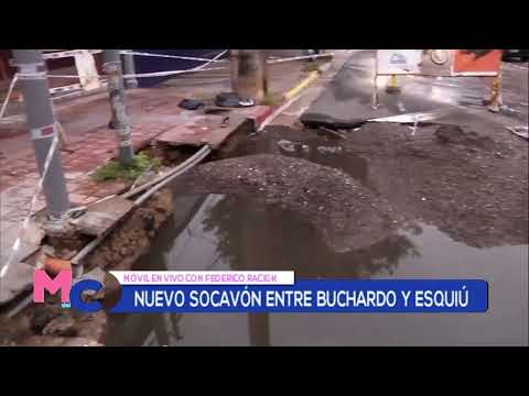 Nuevo socavón en Buchardo esquina Esquiú