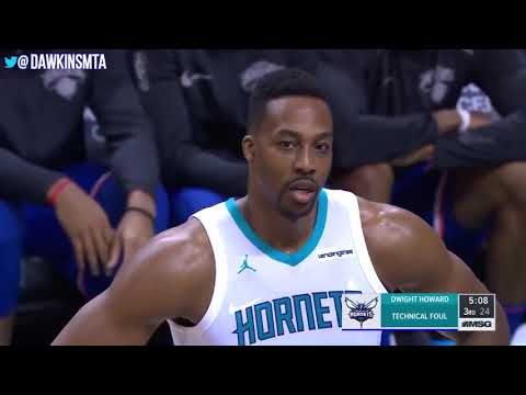 Dwight Howard Full highlights 2018 3 26 Charlotte Hornets vs NY Knicks 23 Pts, 13 Rebs! Fr