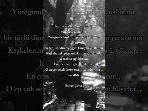 Eyvallah | Şiir / Mesut Çetin