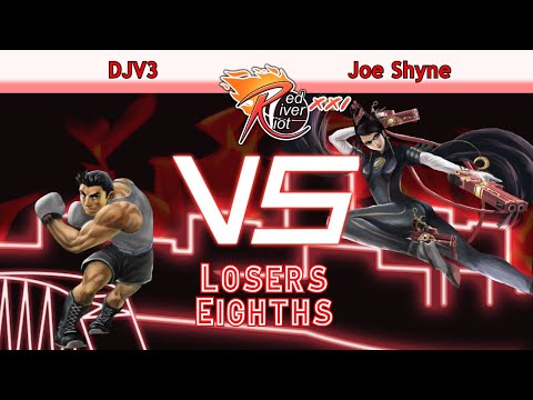 DJV3 (Little Mac) vs Joe Shyne (Bayonetta) - Losers Eighths - Red River Riot XXI