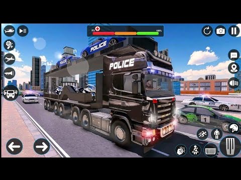 Us Police Transform Robot - Police Plane Transport | Android Gameplay