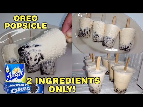 OREO POPSICLE ICE CREAM | 2 INGREDIENTS ONLY!