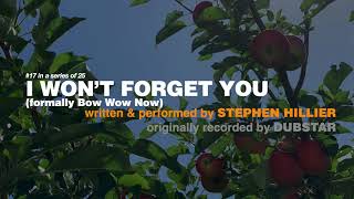 Stephen Hillier - 17/25 - I WON&#39;T FORGET YOU (Bow Wow Now) originally performed by DUBSTAR