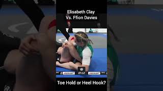 Elisabeth Clay Toe Hold Heel Hook vs. Ffion Davies at Polaris 23 #bjj #wrestling #grappling