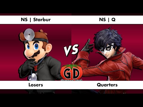 Gourmet Dash #6 - Starbur (Dr Mario/Hero/Bowser) vs Q (Joker) Losers Quarters - Ultimate Singles