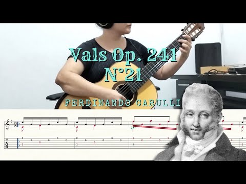 Vals Op. 241 N°21 - Ferdinando Carulli (tutorial + tabs)