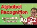 Alphabet Automaticity | Upper and Lower Case | 4 Seconds | Jack Hartmann