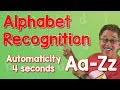 Alphabet Automaticity | Upper and Lower Case | 4 Seconds | Jack Hartmann