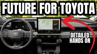 All Toyotas Will Get This! All New Infotainment Screen - Detailed DEMO
