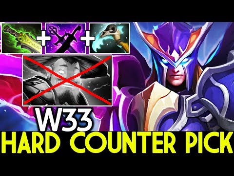 W33 [Skywrath Mage] Hard Counter Pick 100% Destroy Storm Mid 7.22 Dota 2