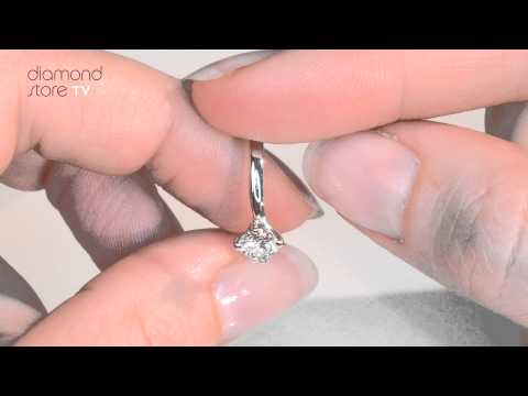 UT24 - 0.33ct Lily 18k White Diamond Engagement Ring
