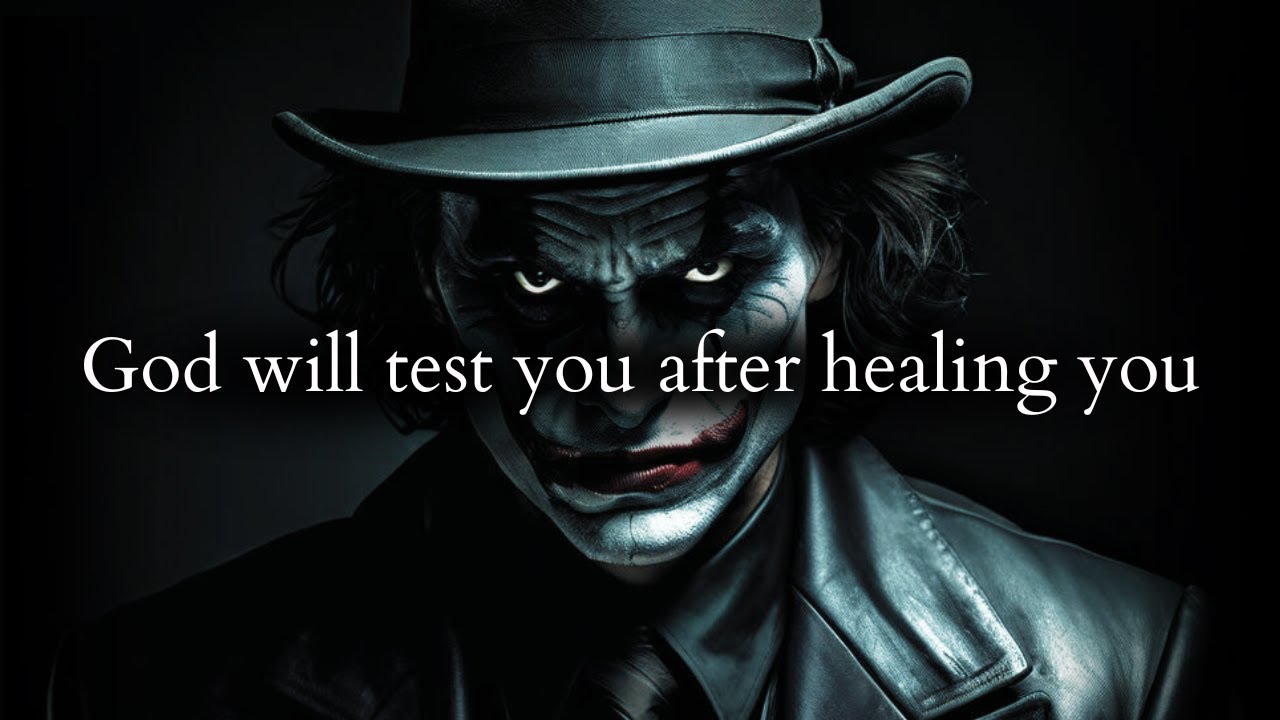 When God heals you don't run back to the one who broke you - Joker Speech