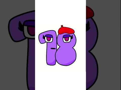 FRENCH Number lore SINGS a SONG Alphabet Lore 1 - 26 #alphabetloreanimation #numberlore