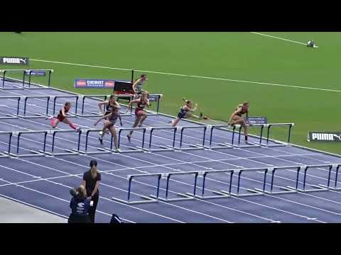 Ht2. 80m Hurdles U14yrs Women, Australian Athletics Championships, Sydney 27/03/2022