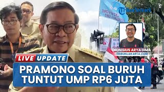 Tanggapi Tuntutan Buruh Soal  Kenaikan UMP 2026 Jakarta, Gubernur Pramono Anung Tak Banyak Komentar
