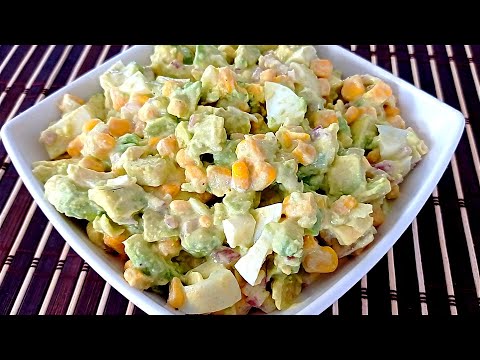 🥗La más exquisita ensalada de aguacate. ¡Fácil, cremosa, deliciosa y saludable! 🥑😋