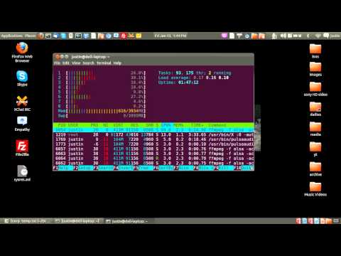 how to see your system resources usage via the terminal in linux