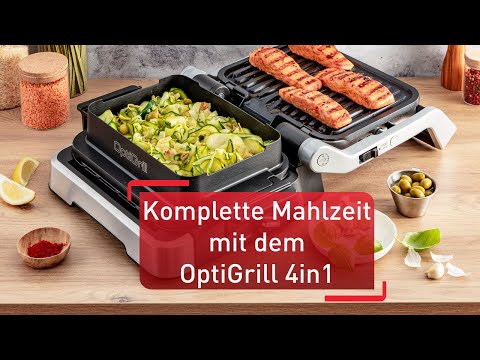 OptiGrill 4in1 GC774D - Komplette Mahlzeit zubereiten | Kontaktgrill von Tefal