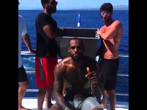 Lebron James Ice Bucket Challenge