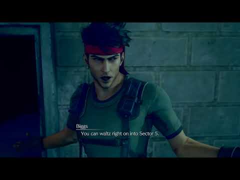 Final fantasy 7 remake gameplay walkthrough part 6 on PS4 PRO