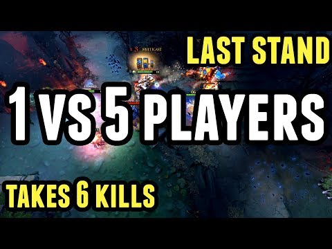 Dragon Knight vs Whole Team (6 kills)Epic Moment 2017 |Mars Dota 2 League